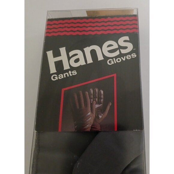 Vintage 1990 Hanes Mens Gloves Gray Size Medium Nylon Blend RARE in Original Box - Picture 4 of 11